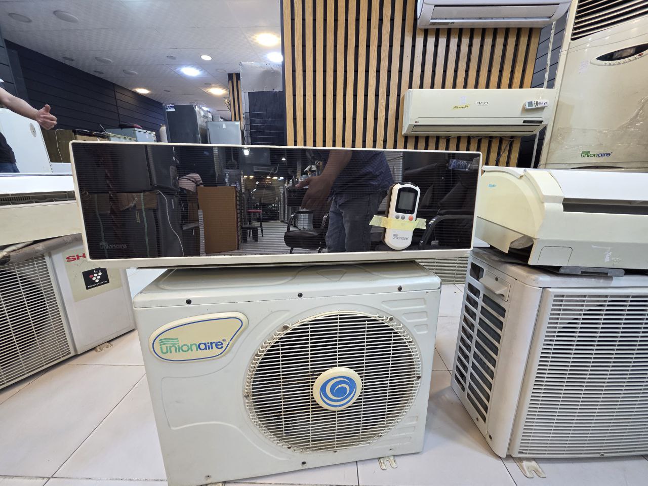 تكييف 1.5 حصان ونص يونيون بارد فقط  اير بحاله جيده ضمان ٦ شهور متاح شحن وتركيب بمصاريف كود5088