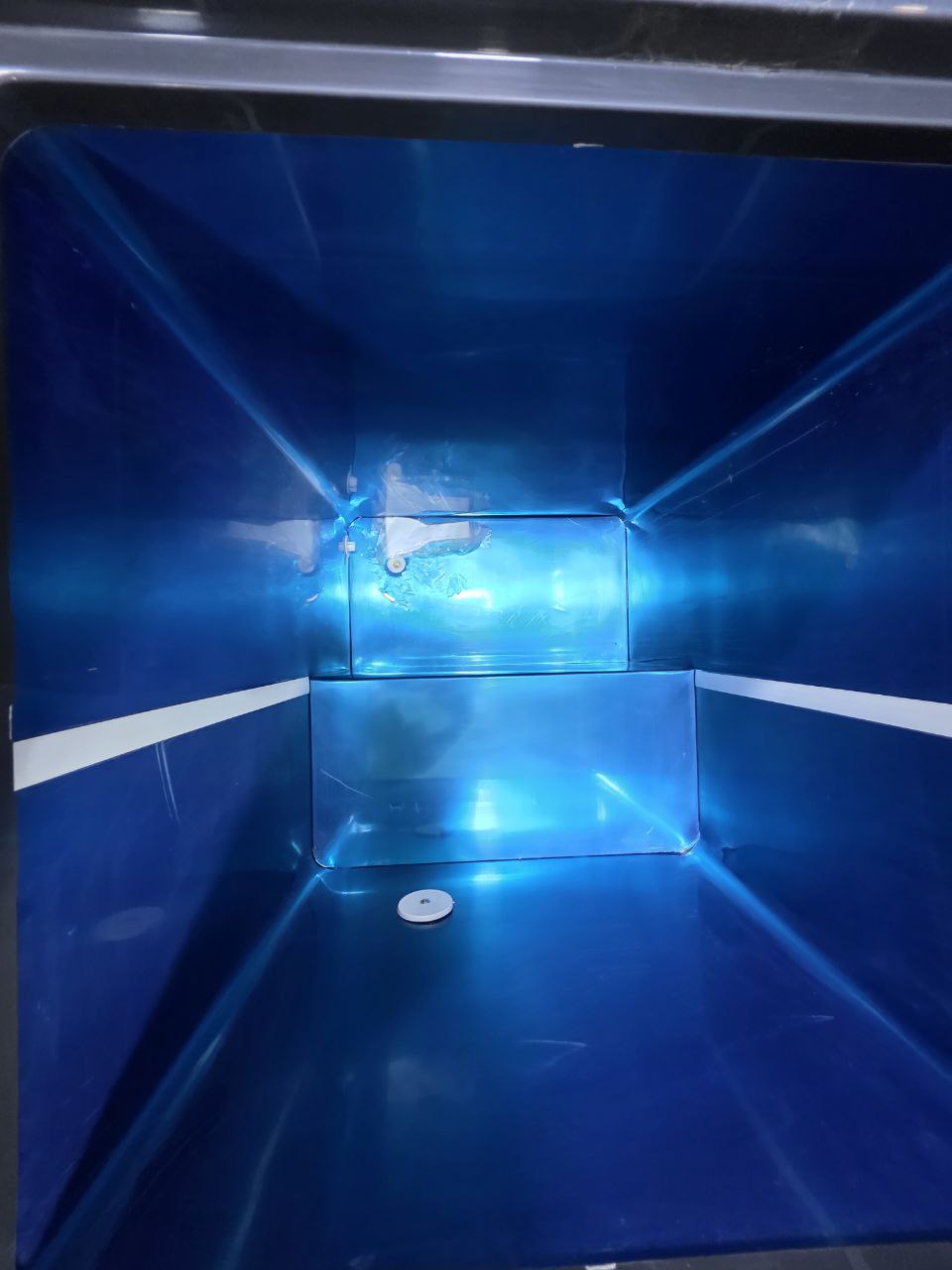 فريزر باساب استانلس داخلي فرز تاني 170 لتر