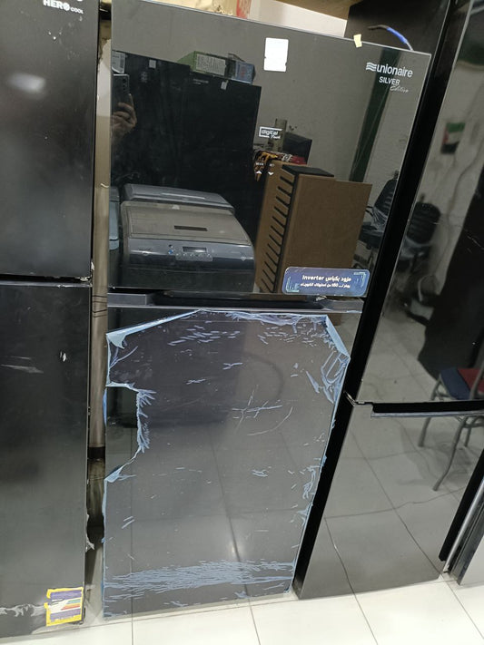 ثلاجه يونيون اير نوفروست 14 قدم باب زجاجي فزز تاني بالكرتونه كود 1020