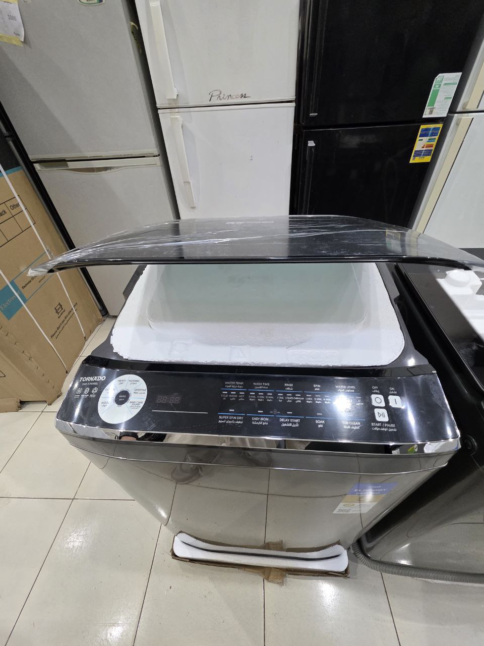 غساله تورنيدو 9 كيلو بالضمان والكرتونه كسر زيرو