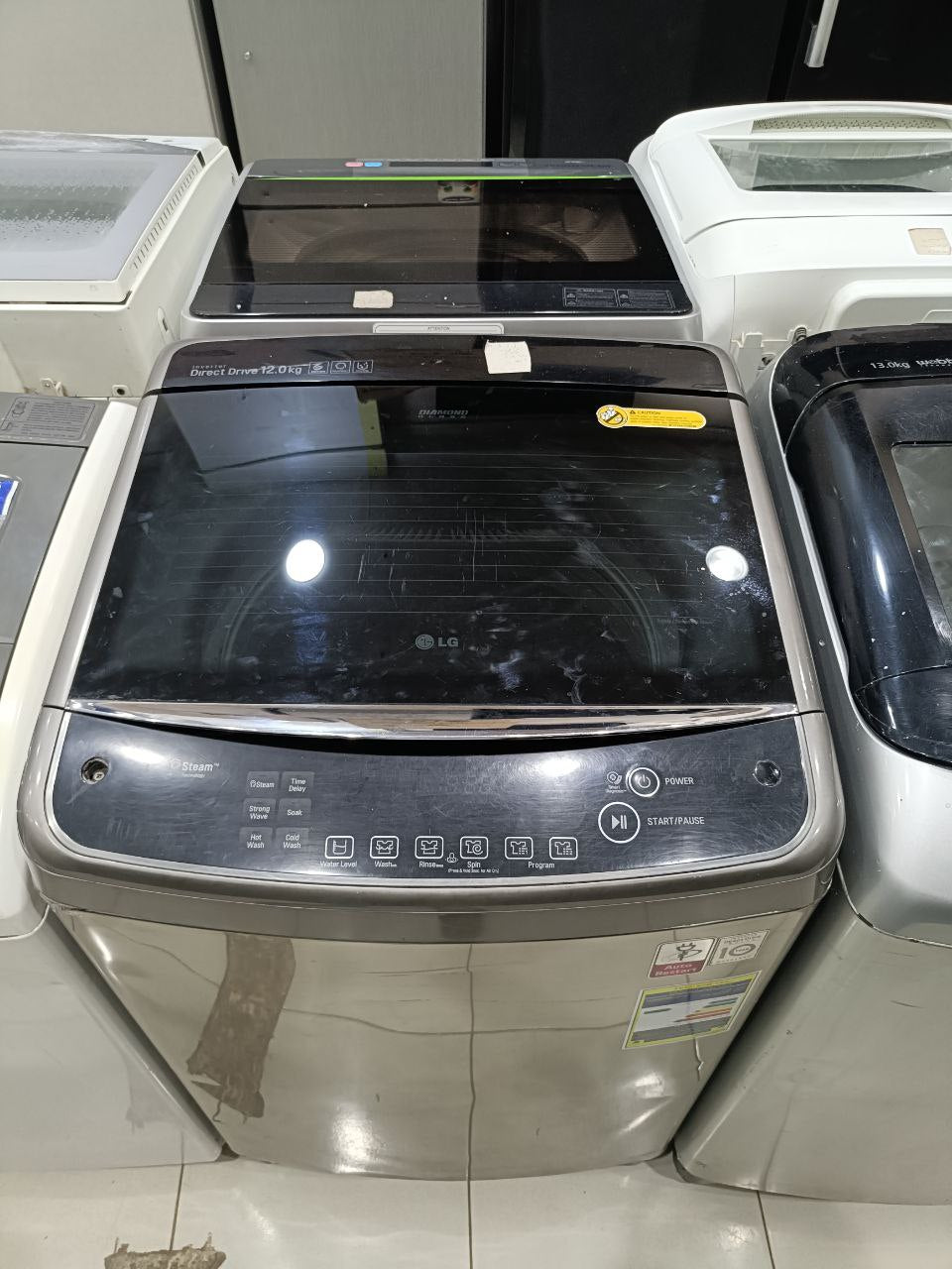 غساله  LG فوق اتوماتيك انفرتر استعمال بحاله ممتازه كود 4531