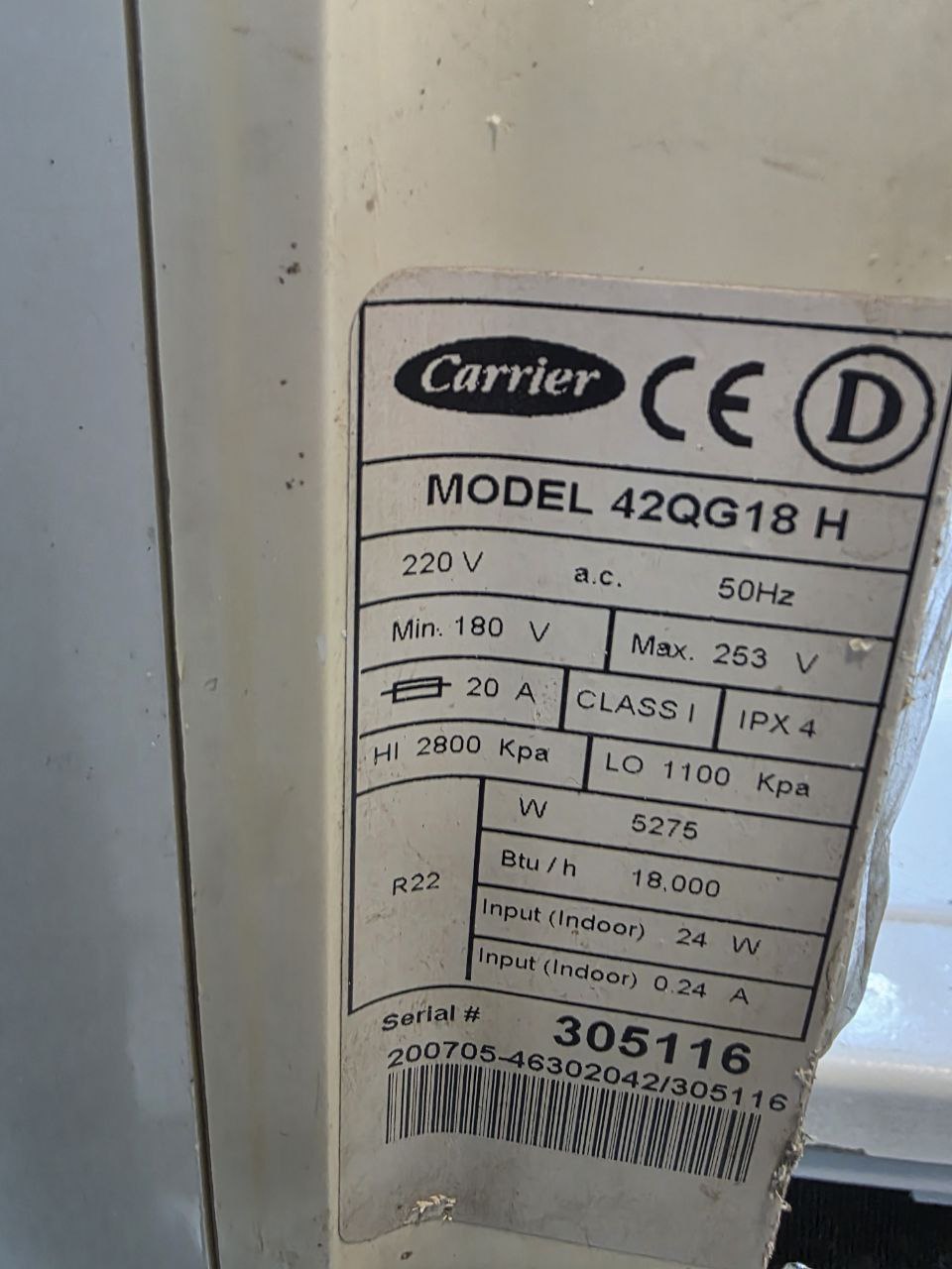 كود 4850
تكييف كارير استعمال بحالة جيدة
2حصان وربع
بارد