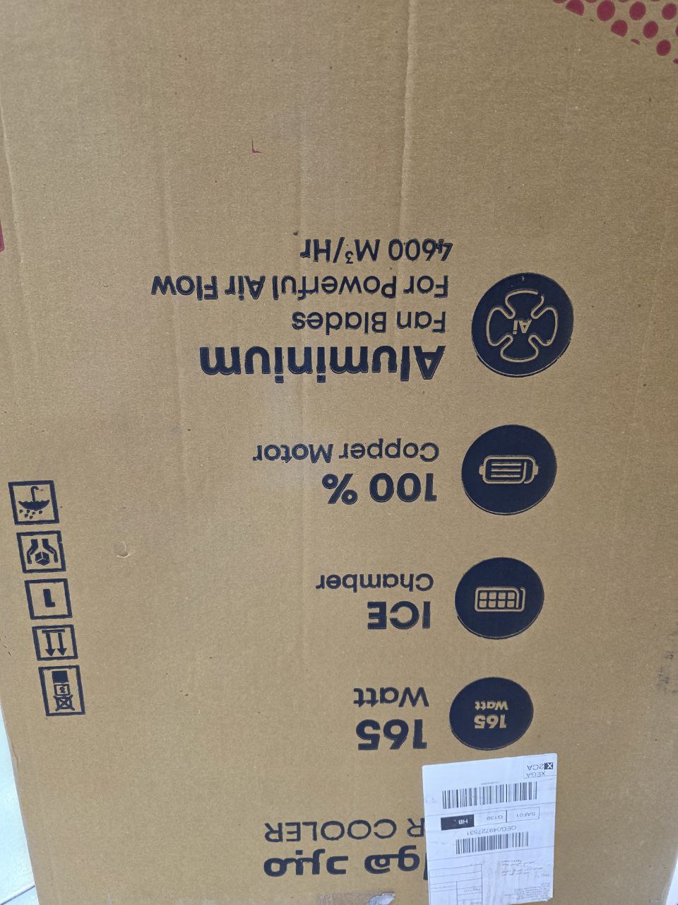 كود 5514
60لتر
تكييف صحراوي
1. سعة كبيرة للخزان
بخزان 60 لتر تقدر تستخدم لفترات أطول بدون الحاجة للملء المتكرر