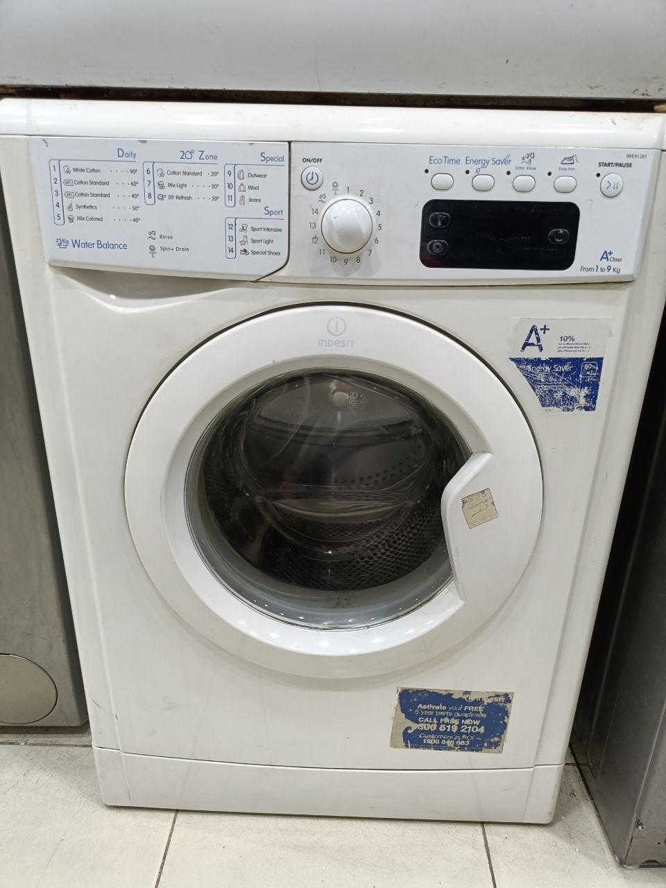 غساله انديست 9كيلو استعمال بحاله جيده جدا
غساله فول اتوماتيك كود b-698