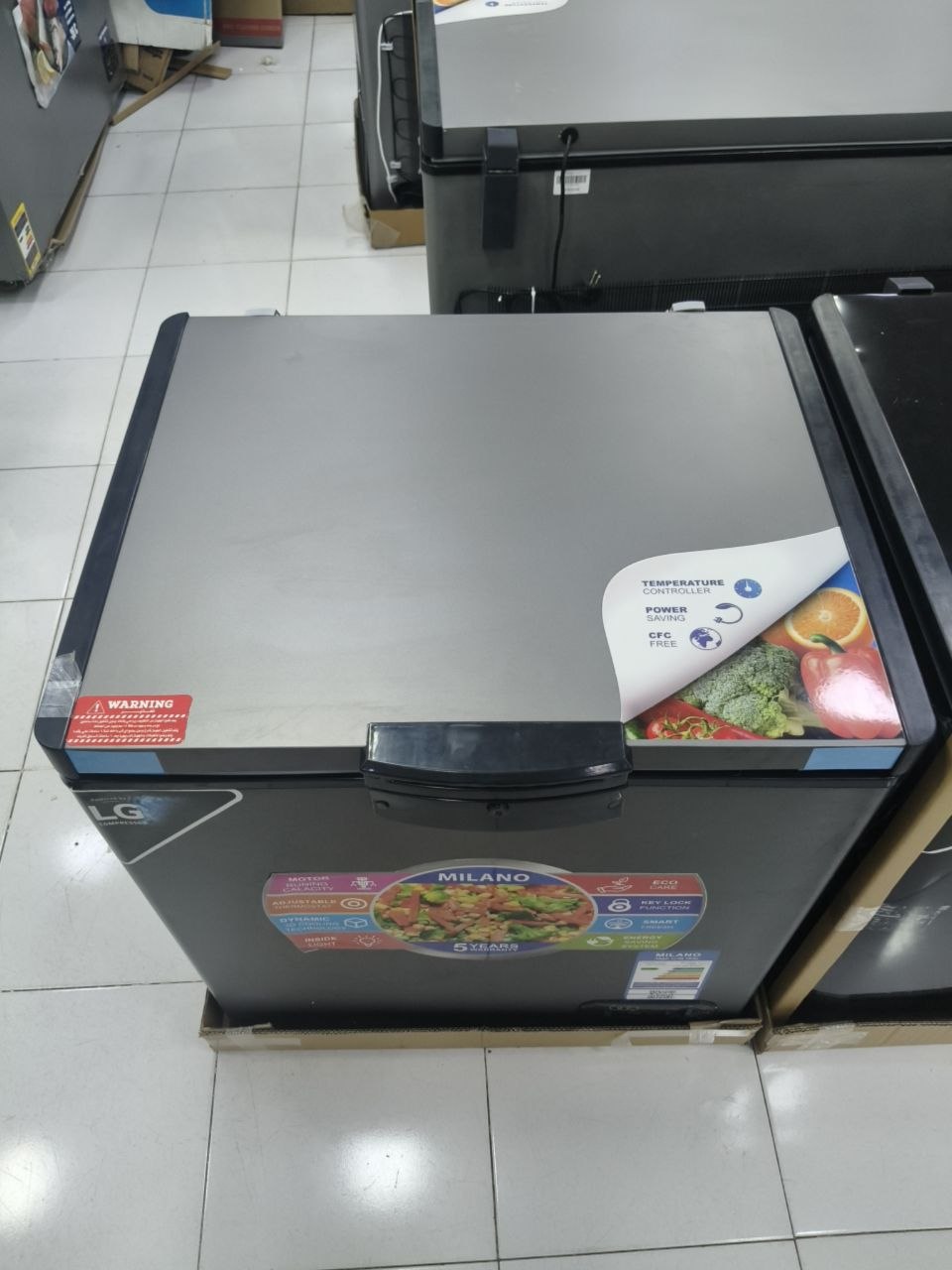 كود 9520
❄️ ديب فريزر ميلانو 250 لتر
✨ ستانلس كامل من الداخل 💪 موتور LG عالي الكفاءة 🛡️ ضمان 5 سنوات
