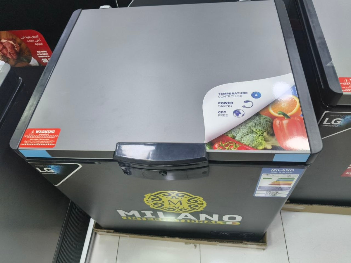 كود 9521
❄️ ديب فريزر ميلانو 250 لتر
✨ ستانلس كامل من الداخل 💪 موتور LG عالي الكفاءة 🛡️ ضمان 5 سنوات