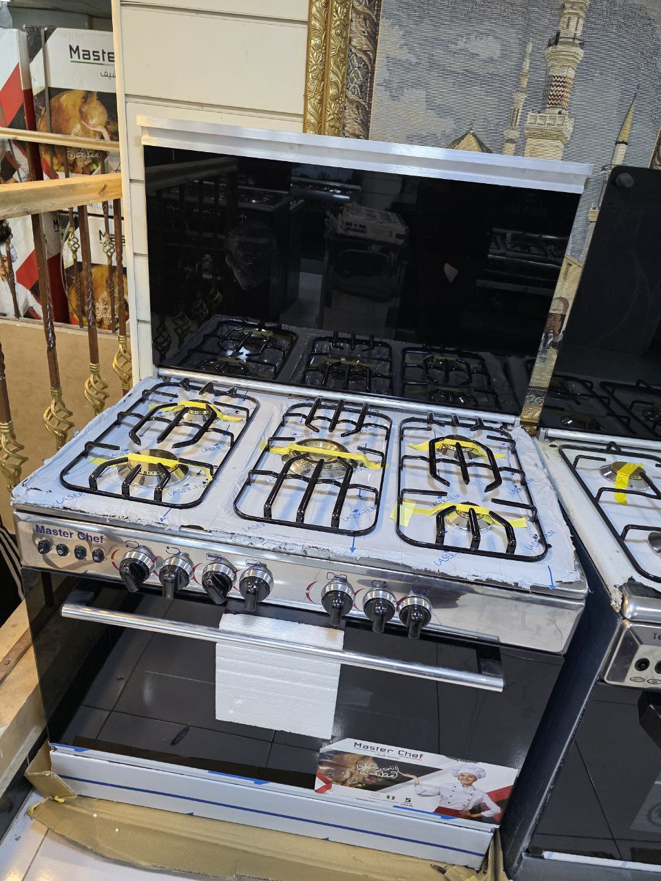 بوتجاز مستر شيف 5 شعله 60×90 جديد زيرو ضمان 5 سنين