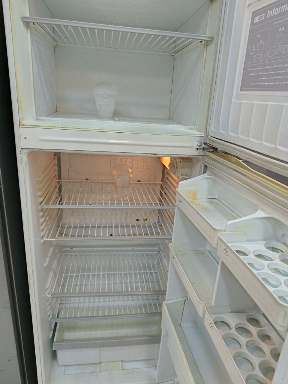 كود 5645 ثلاجه الاسكا 14قدم استعمال بحاله جيده