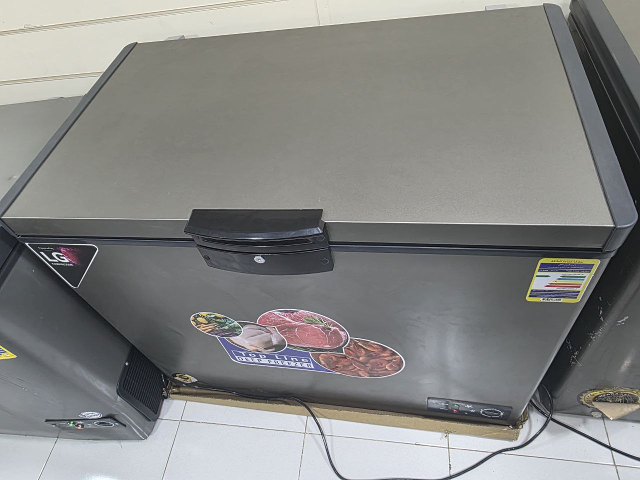 فريزر توب لاين 350 لتر بماتور LG فرز تاني