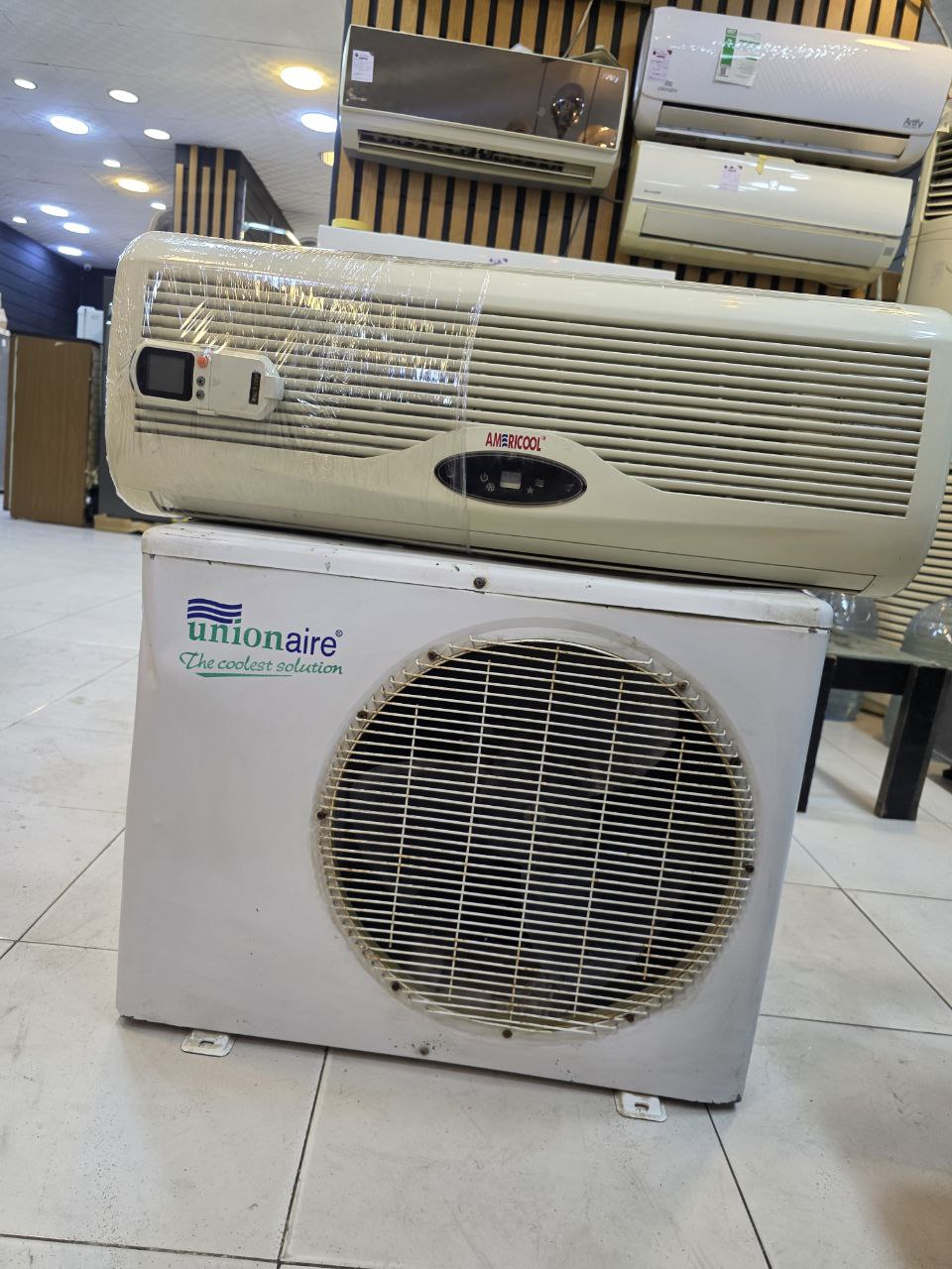 كود 5758 تكييف يونيون اير 1.5حصان بارد فقط استعمال بحاله جيده