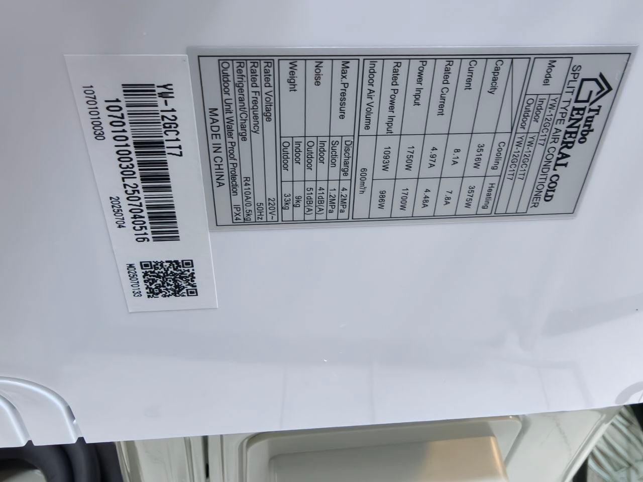 كود 12345
تكييف جنرال أنفرتر فرز 
ضمان معرض 
خصم 5000