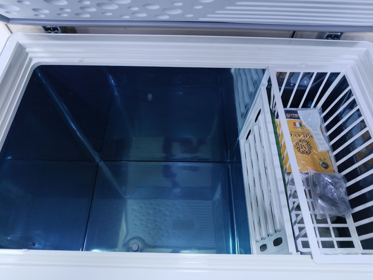 كود 8528

❄️ ديب فريزر ميلانو 350 لتر
✨ ستانلس كامل من الداخل  موتور lg