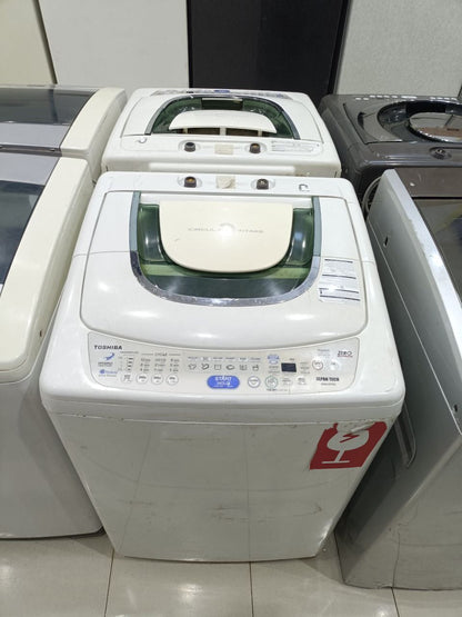 غساله توشيبا فوق اتوماتيك 10 كيلو استعمال بحاله جيده جدا  كود 3989