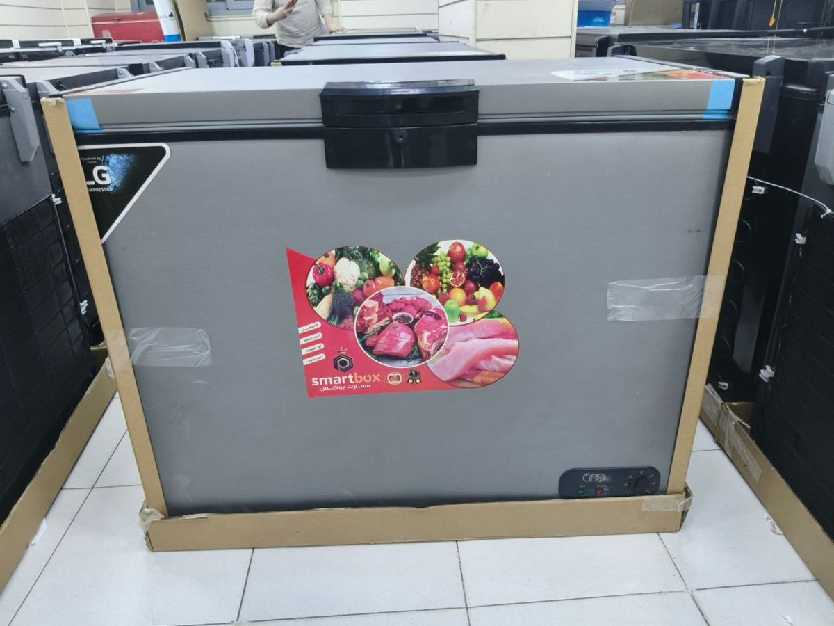 كود 9516
❄️ ديب فريزر اسمارت 350 لتر
✨ ستانلس كامل من الداخل             💪 موتور LG عالي الكفاءة