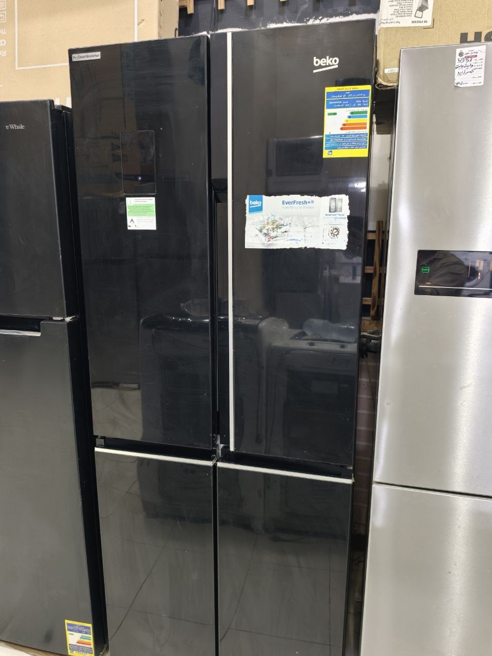 كود 7386
ثلاجة بيكو دوبلكس 
استعمال بسيط بدون اي صيانه

GNE480E20ZB
450L أسود