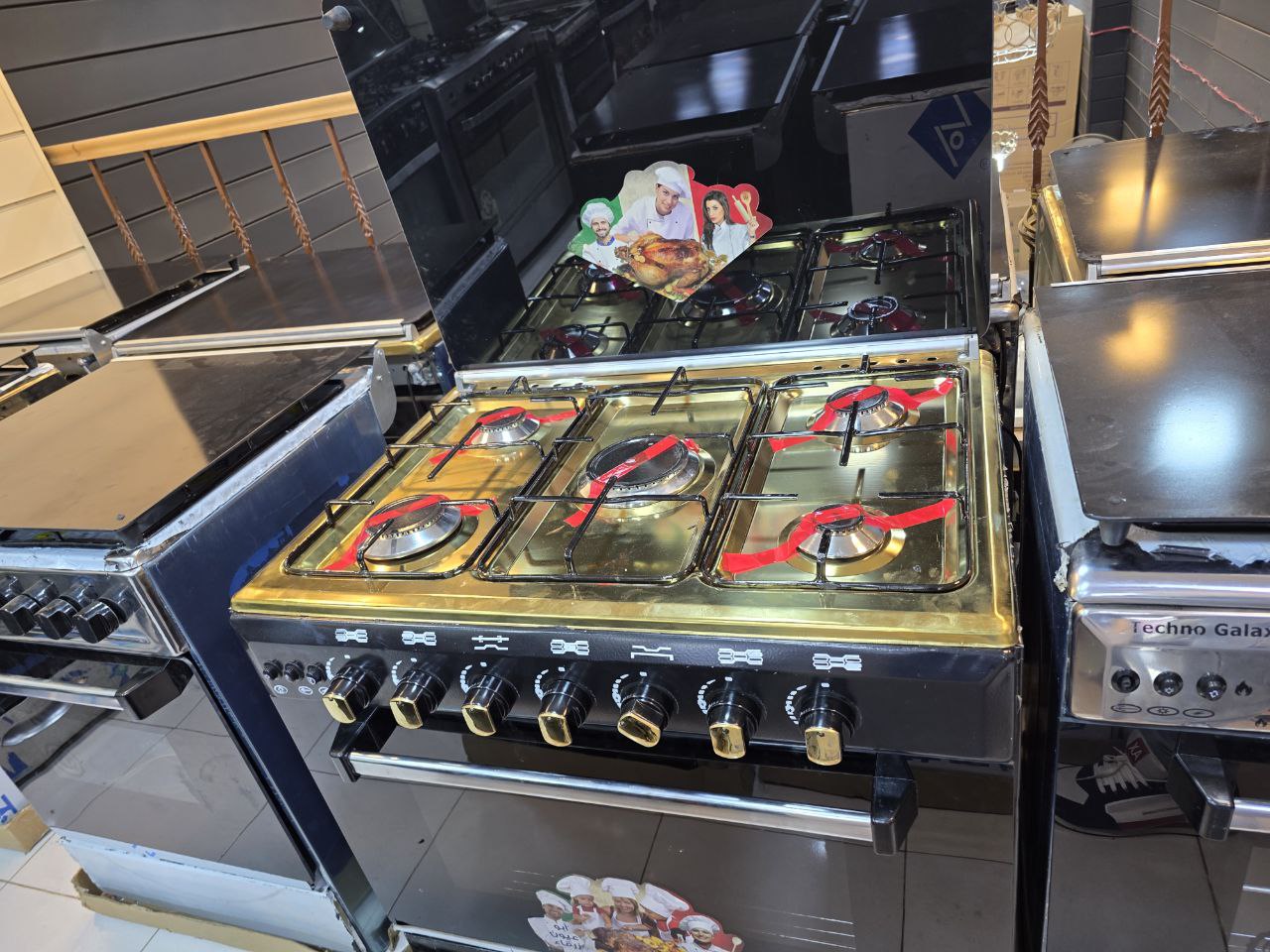 بوتجاز تكنو جلاكسي 5 شعله دهبي في اسود جديد بضمان 5 سنين