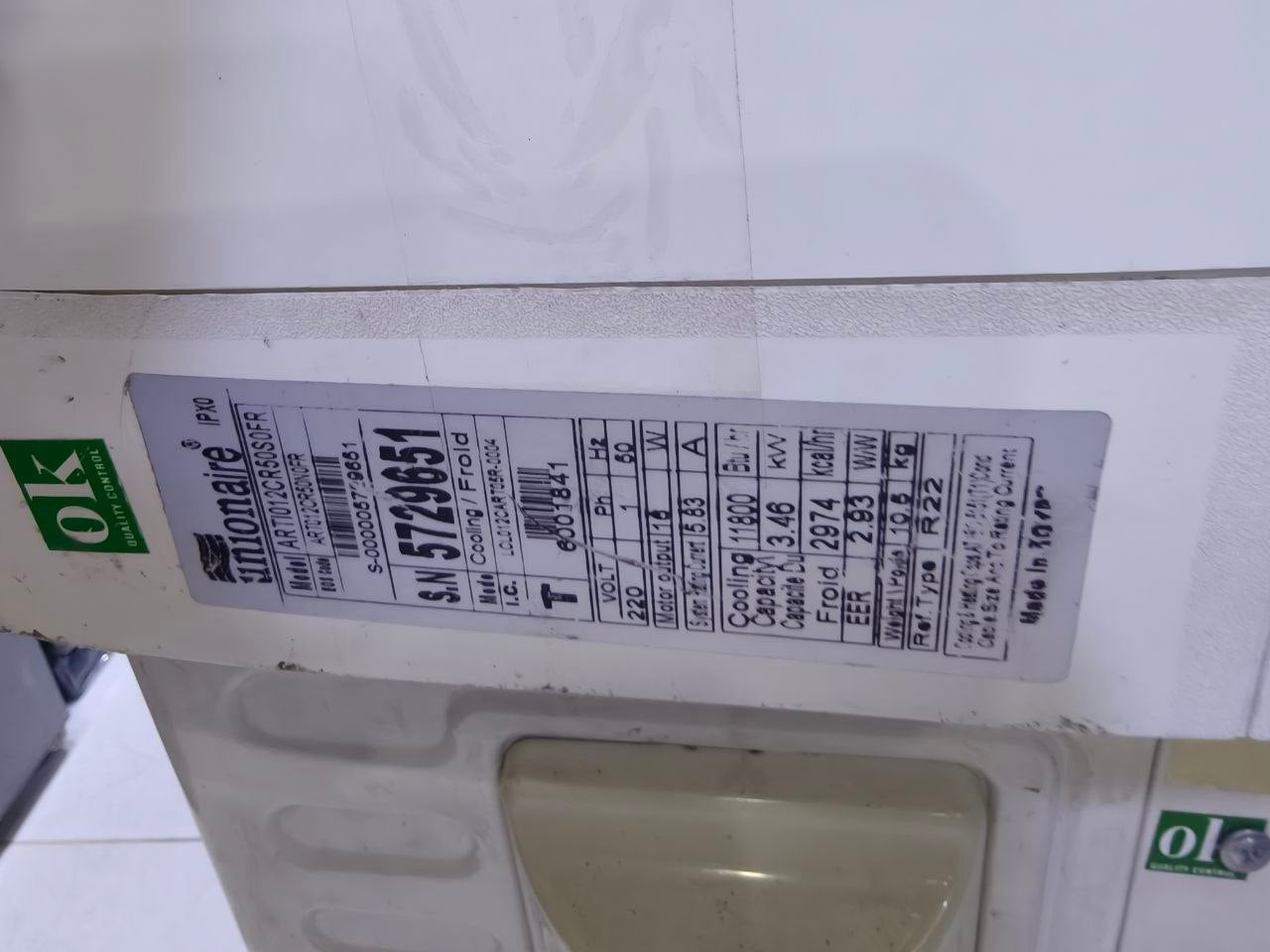 كود 8820
❄️ تكييف UNIONAIRE استعمال 1.5 حصان