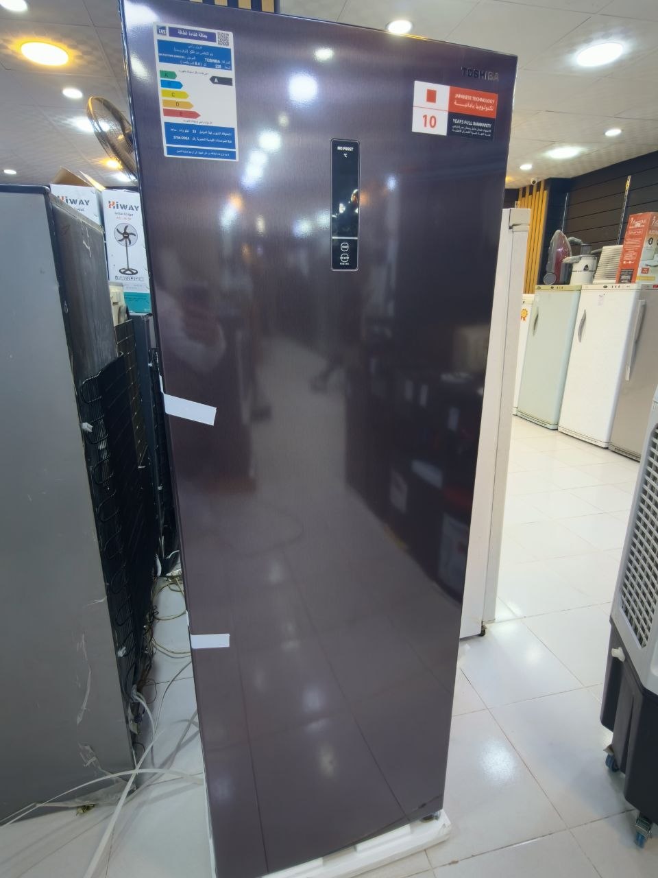 كود 8456

الموديل: Toshiba GR-RU312WE-DMN (37H)

✨ فريزر توشيبا 8.4 قدم – نوفروست
 سعة 238 لتر