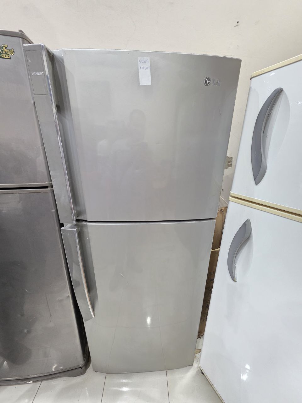 ثلاجه 14قدم LG نوفرست مستعمله بحاله ممتازه كود 5405