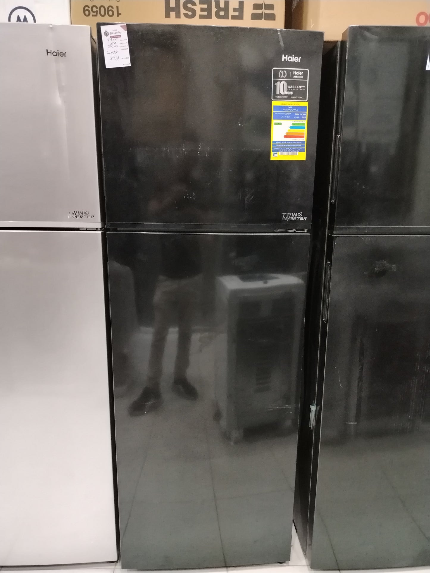كود 8907
🔥 Haier Twin Inverter 
🖤 لون أسود فخم ومميز
وفر معانا 5000 💪
❄️ سعة 357 لتر – 12.6
