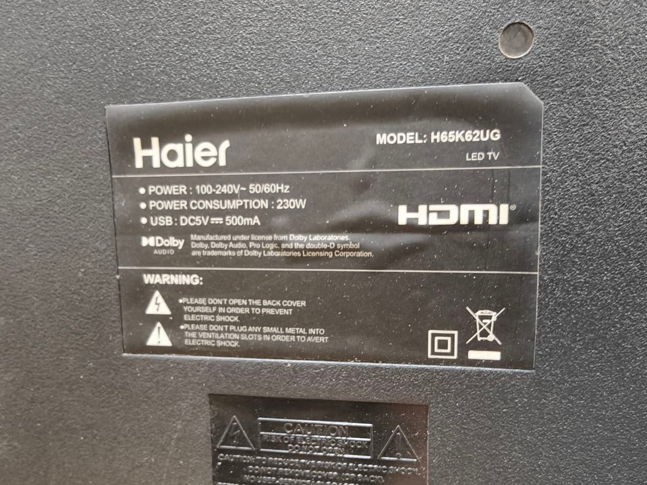 كود 9000
🔥 شاشة Haier أورجينال فرز تاني
خصم3500 💪
 ✅ الموديل: H65K62UG 📺 مقاس 65 بوصة LED ✨ صورة كبيرة وواضحة وألوان مميزة 🔊 صوت Dolby Audio 🔌 HDMI + USB 💎 فرز تاني أصلي بحالة مميزة 🔥 فرصة قوية بسعر لقطة