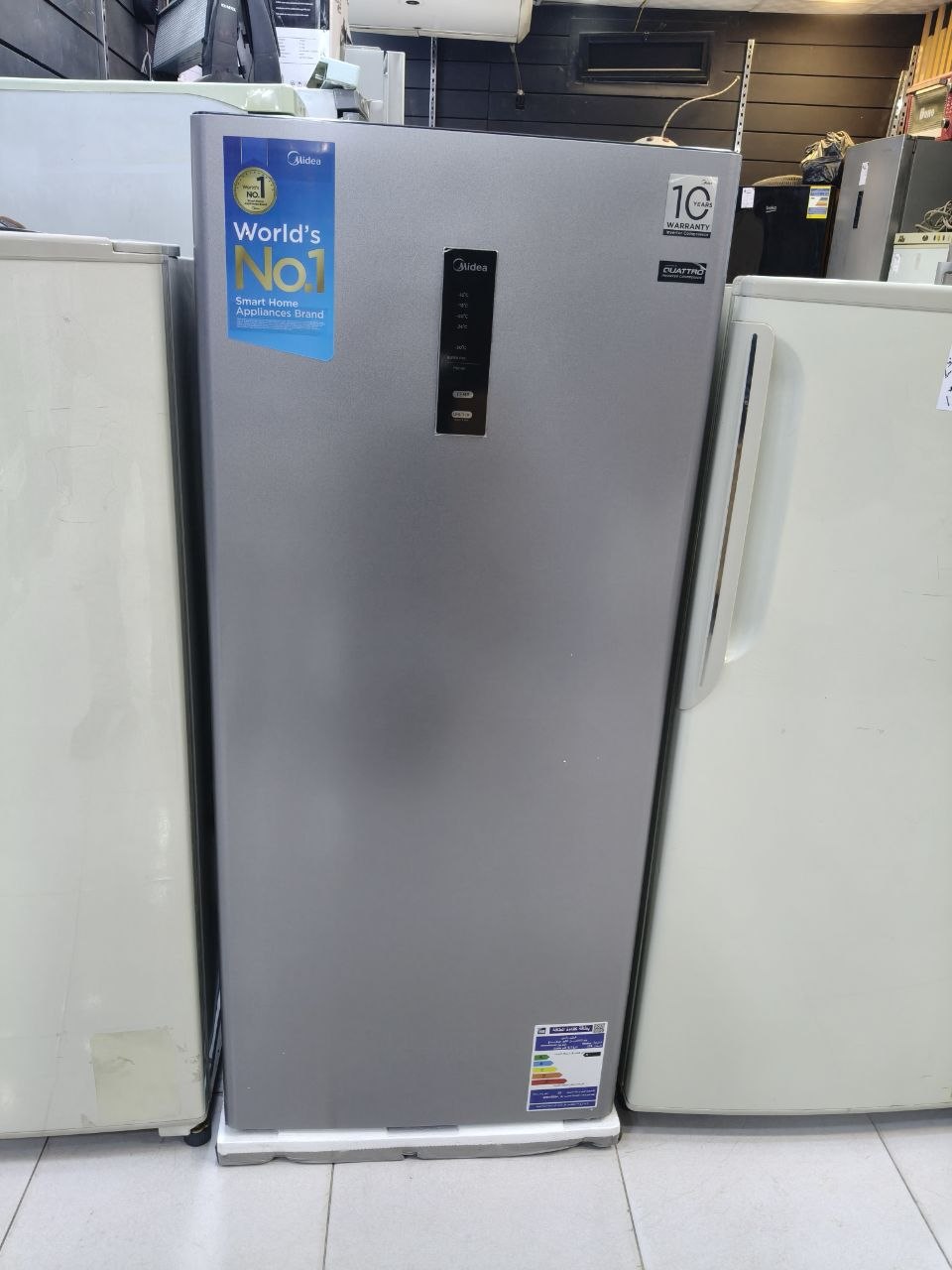كود 9731

❄️ ديب فريزر ميديا Midea نوفروست – 6.1 قدم ❄️
ضمان 10سنين 
✨ سعة 174 لتر لتخزين ممتاز                    ✅ موديل MDRU255FEN50