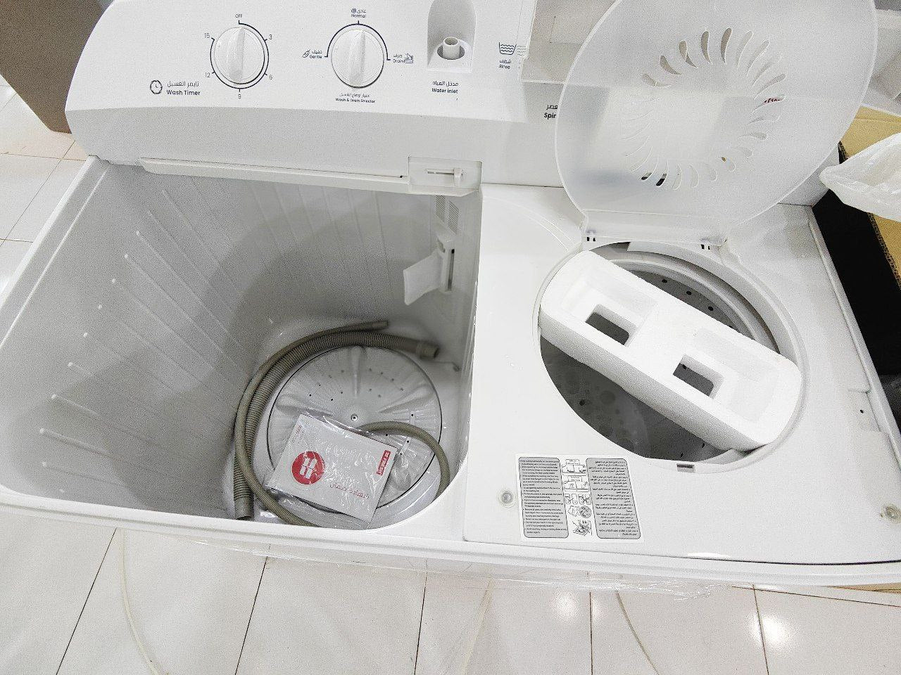 10k  غساله فريش نص اوتوماتيك بواقي تصدير