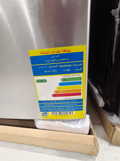 كود  6253

ثلاجه اللكترو استار فرز بالكرتونه
بدون اي خدوش واضحه 
بلوتوث ديجتال 
15.5 بمعدل 20 قدم.                      نظام تبريد No-Frost