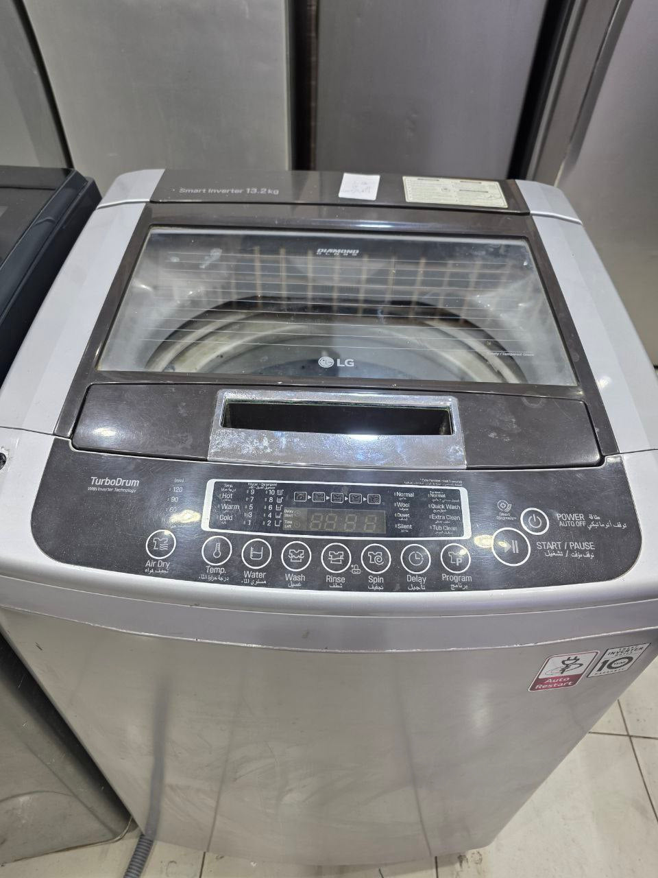 كود 5511
غساله lg فوق اتوماتيك 
استعمال بدون صيانة سابقة 13k
انفرتر