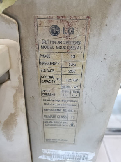 كود 5954
تكييف lg
واحد ونص حصان 
بارد فقط
استعمال بحالة جيدة