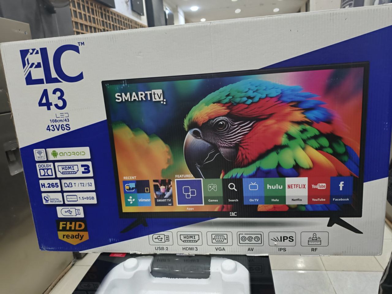 كود
شاشة  elc  43 بوصة جديدة 
Smart  Android