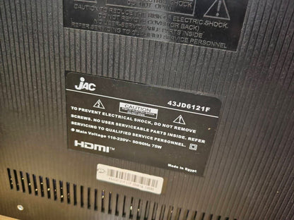 كود 8012
📺 شاشة جاك 43 بوصة LED
كسر زيرو