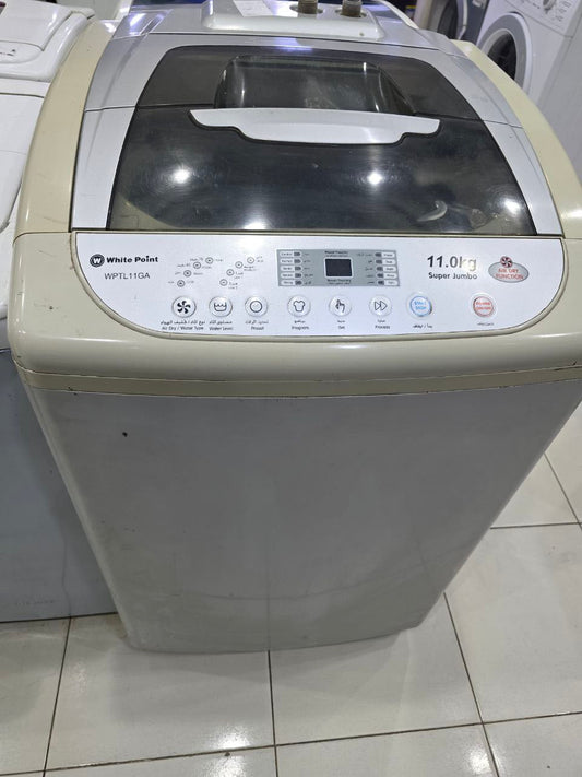 غساله وايت بوينت فوق اتوماتيك 11 كيلو مستعمله بحاله ممتازه كود 5440