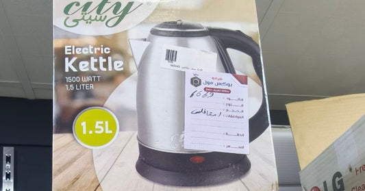 كود 6669

كاتل سعة 1.5 لتر 
قدرة 1500 وات