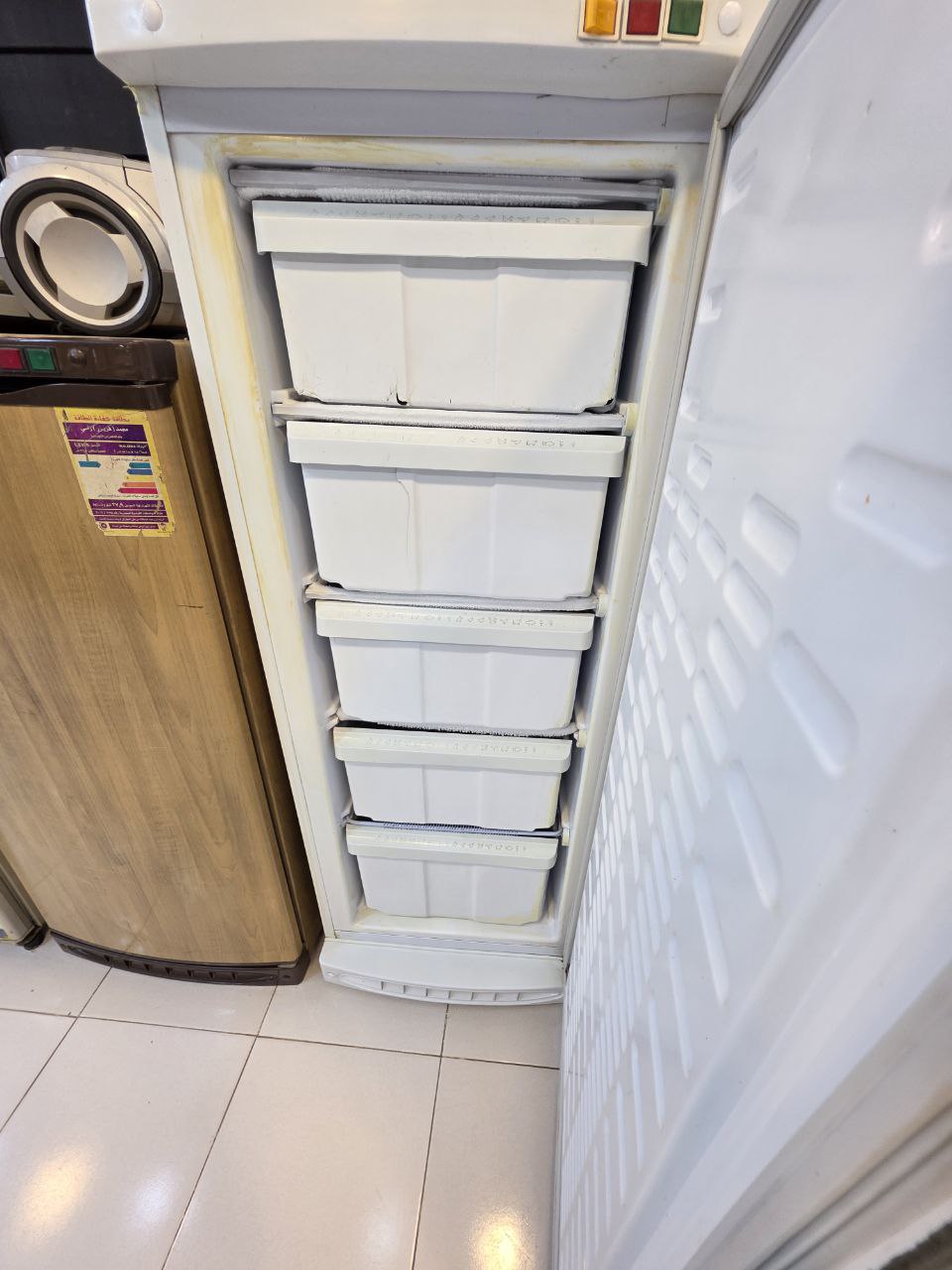 فريزر الاسكا 5 درج ديفروست استعمال بحاله ممتازه كود 5307