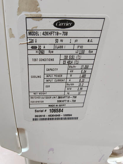 كود6207
تكيف كارير واحد ونص حصان 🐎