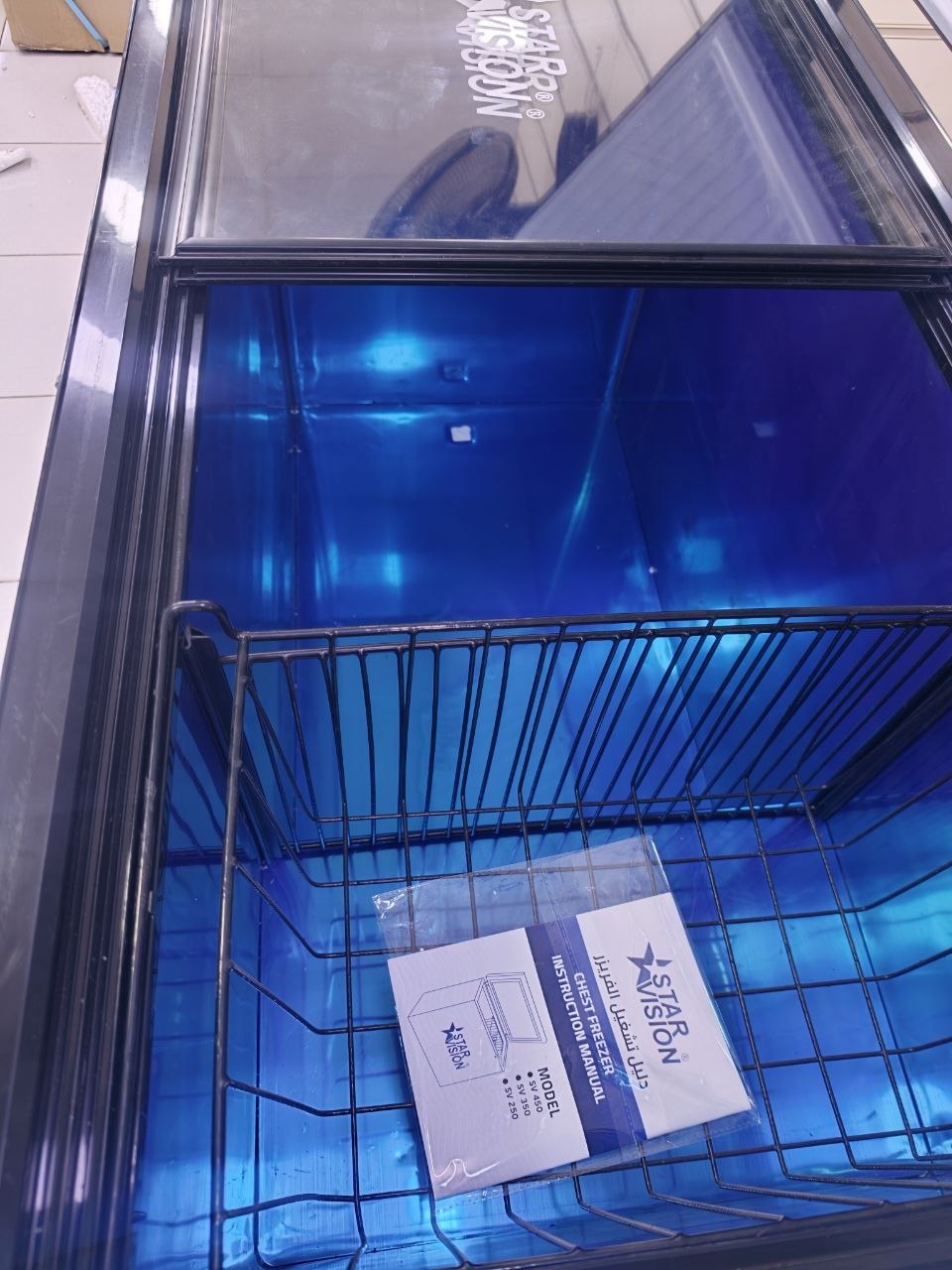 كود 9090
ديب فريزر ستار فيجن أفقي فرز تاني 
🔹 استانلس بالكامل  مزود باب زجاج 
🔹 الموديل: SV 450 XSG
🔹 سعة 400 لتر – 14.1 قدم