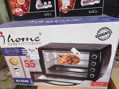 كود 6663
فرن كهربائي 
سعة كبيرة 55 لتر