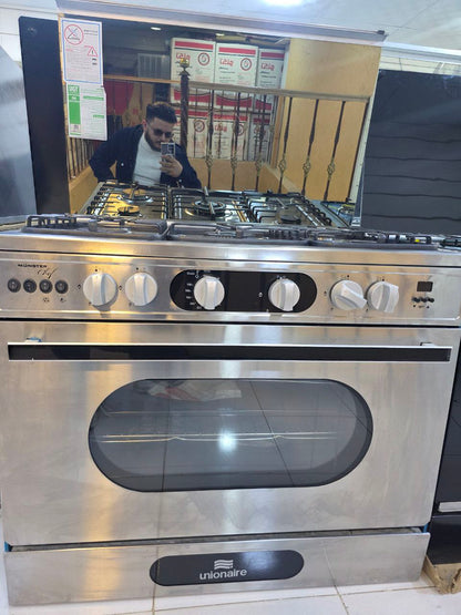 يونيون اير بوتجاز 5 شعلة غاز 60 * 90 سم استانلس ستيل C69SS-GC-383-ICS2F-OS2-2W-AL
كسر زيرو استعمال ايام ضمان 5سنين