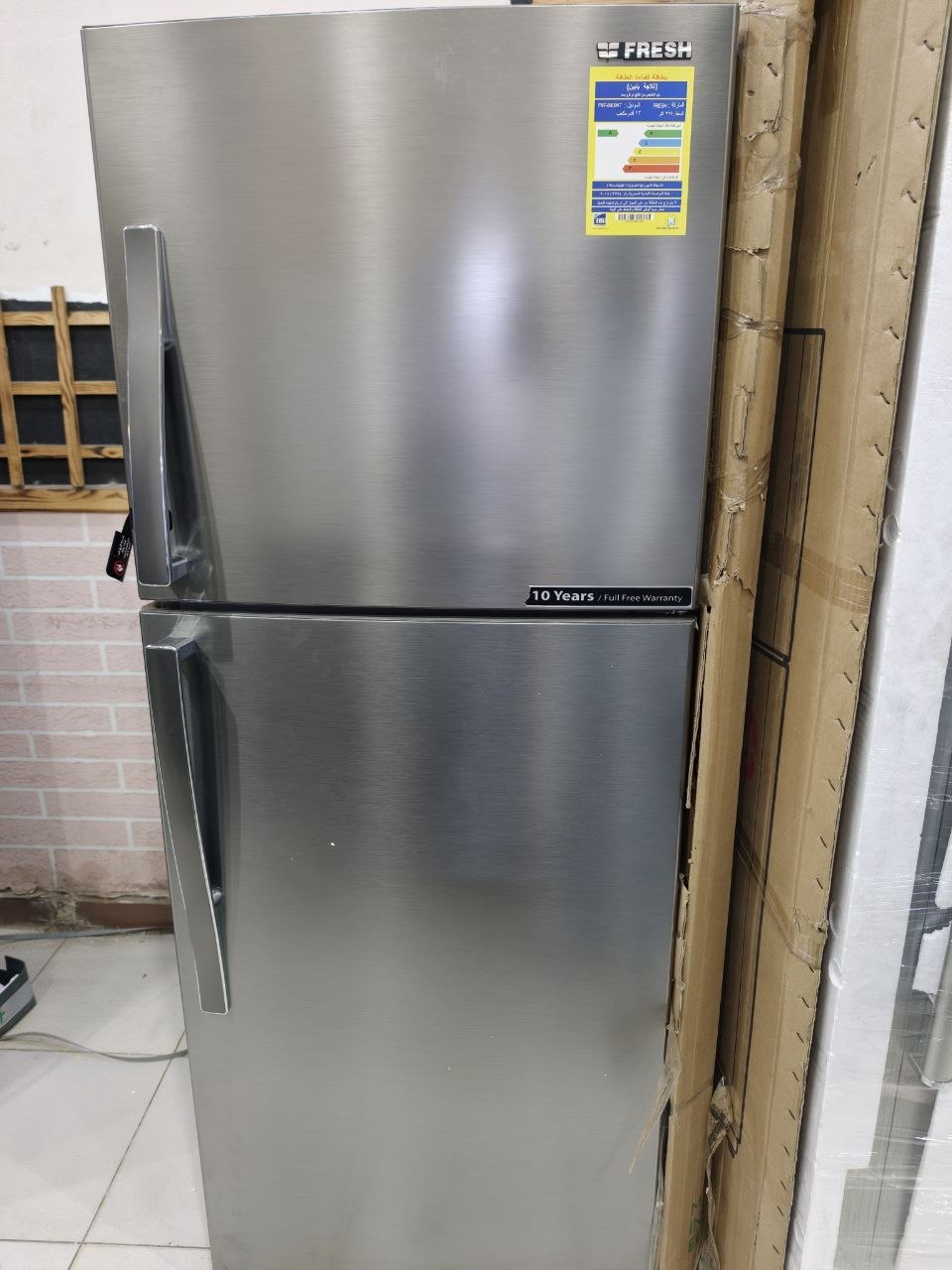 كود 8338

ثلاجة فريش فرز تاني اصفرار بسيط جدا جدا في الفريزر 
Fresh FNT-B400KT
369 لتر (13 قدم) - نوفروست
جديدة بضمان 7 سنوات