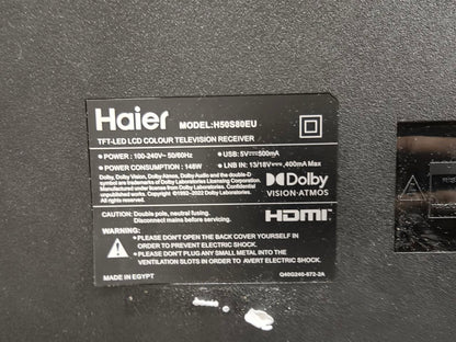 كود 8992

🔥 شاشة ،50 بوصهHaier أورجينال اصلي فرز تاني اسمارت
✅ الموديل: H50S80EU.
