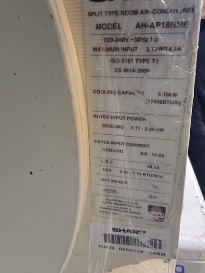 كود  6819

2وربع حصان 
تكييف شارب
بارد فقط