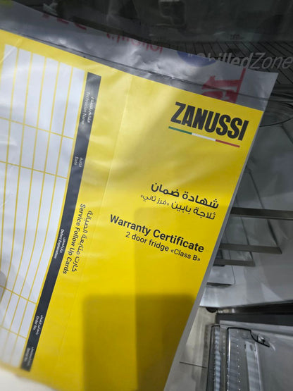 كود 5662
تلاجه  Zanussi فرز ثاني 
ضمان سنتين من شركة زانوسي 

437 لتر