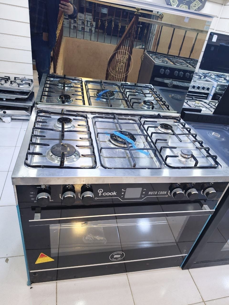 كود 5920

بوتاجاز يونيون اير، 90 × 60 سم، 5 شعلة، أمان كامل، اي كوك اوتو كوك، ديجيتال، استانلس × أسود –
فرز ثاني بالكرتونه                             C69SS-GC-511-ICPS2F-IS-2W-AL