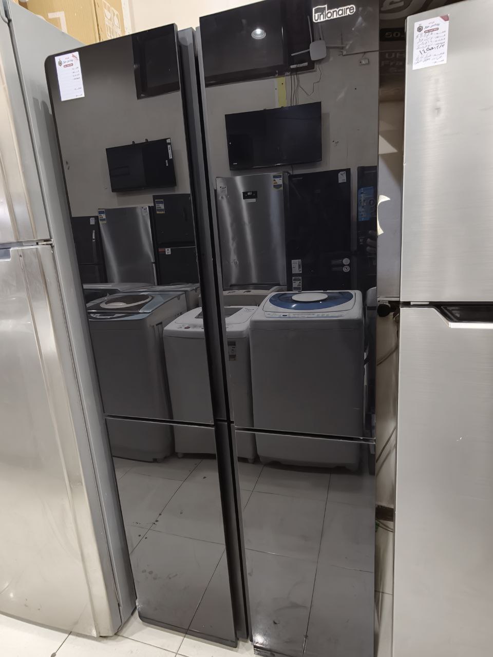 كود 6741
تلاجه يونيون اير باب زجاج ديفروست 
4 باب 517لتر
كسر زيرو.