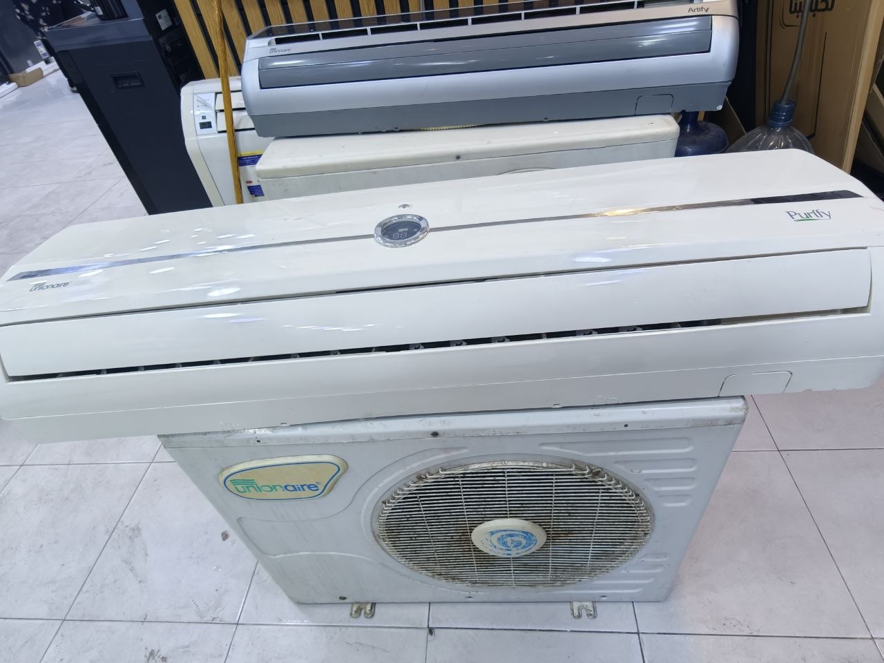 كود 8502 
❄️ تكييف يونيون اير 2.25 حصان

🔥 بارد وساخن