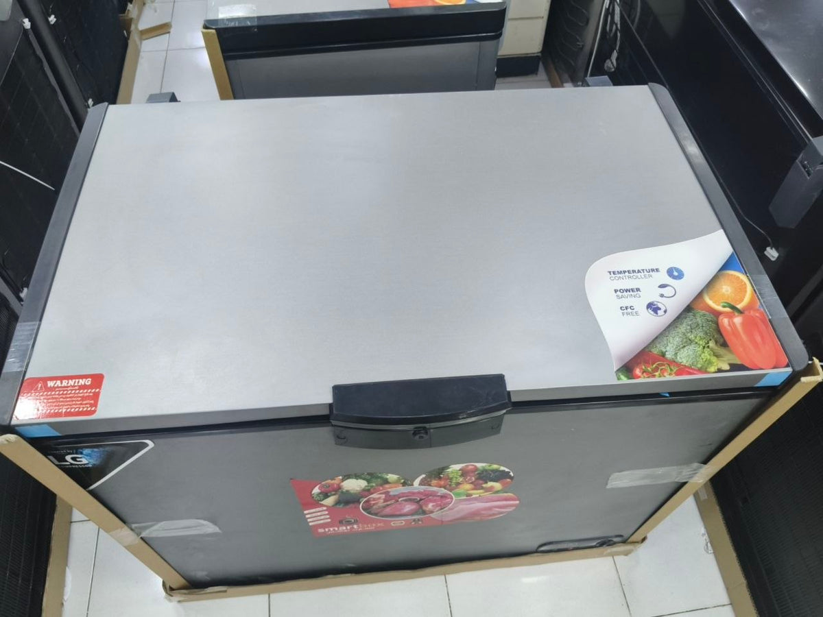 كود 9516
❄️ ديب فريزر اسمارت 350 لتر
✨ ستانلس كامل من الداخل             💪 موتور LG عالي الكفاءة