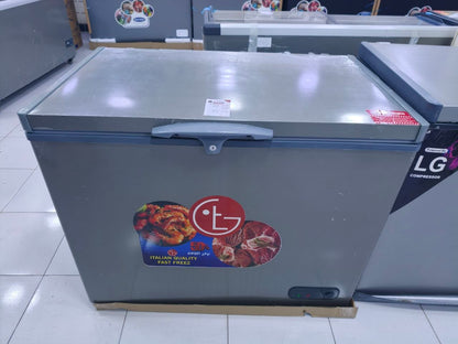 كود 7079
فريزر tg 
350لتر 
فريزر أفقي استانليس ستيل داخلي زيرو