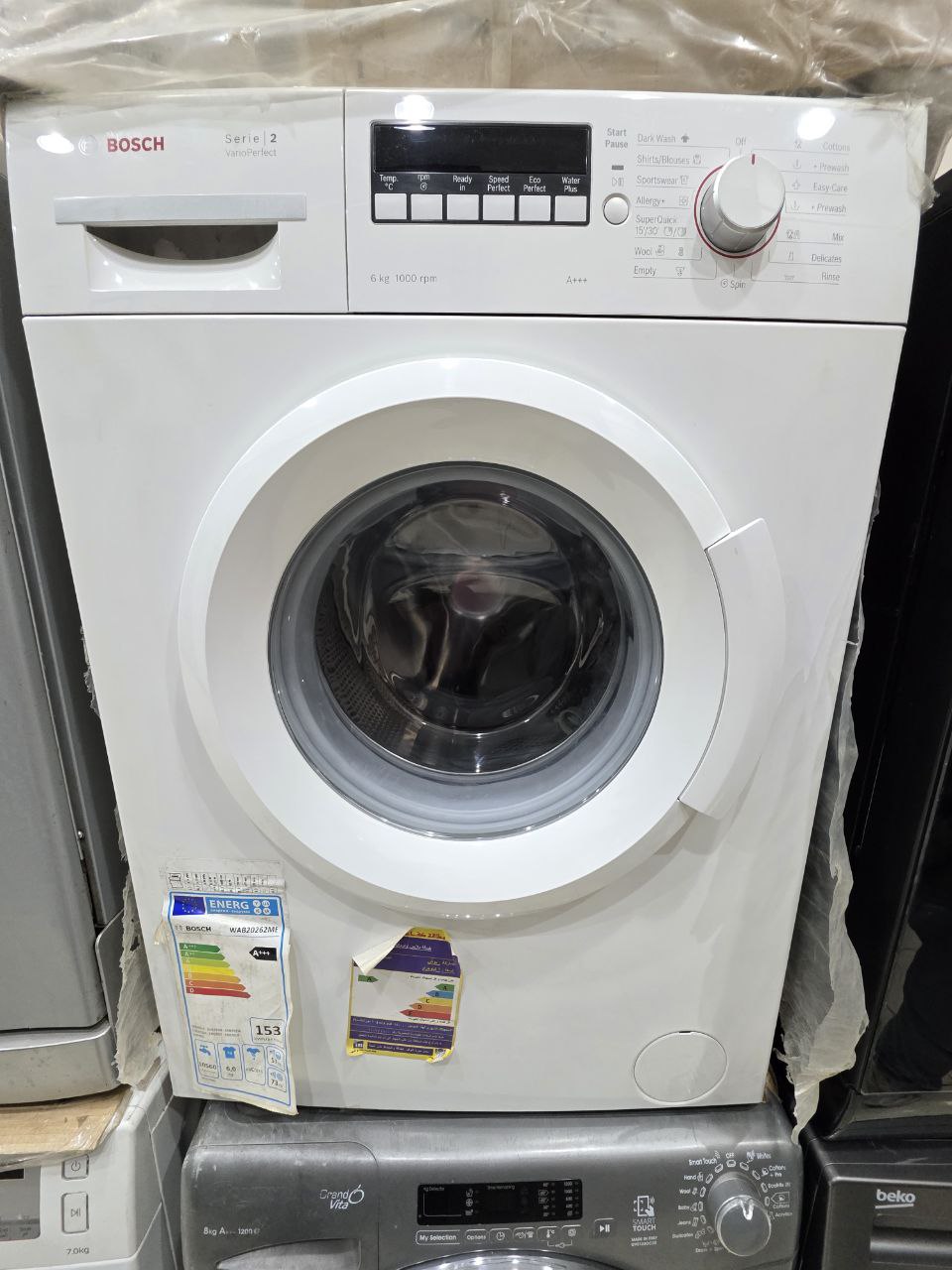 كود 5571
غساله بوش زيرو 
فرز تخزين بدون خدش