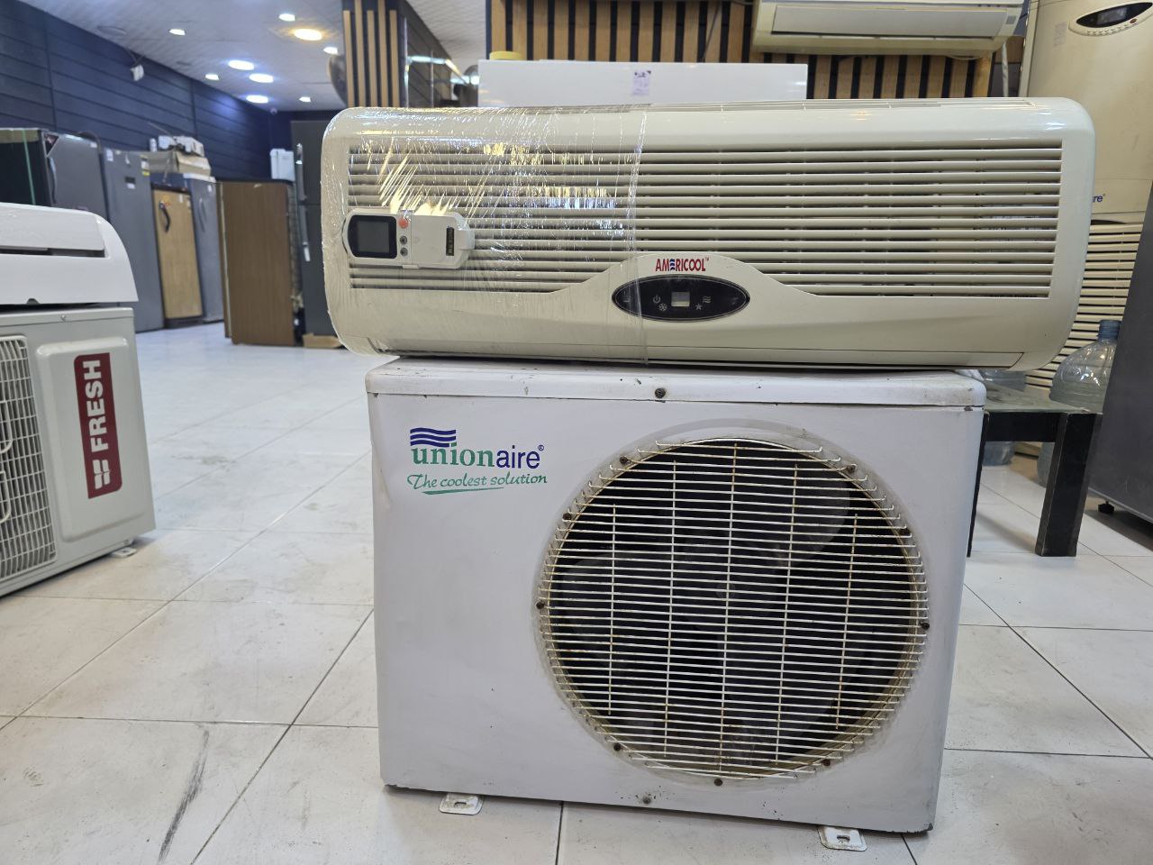 كود 5758                                          تكييف يونيون اير                                       1.5حصان  بارد فقط                                         استعمال بحاله جيده